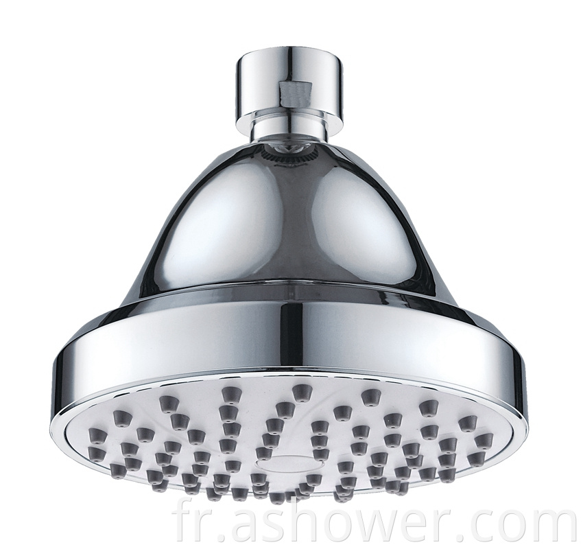 Round Abs Plastic Shower Head